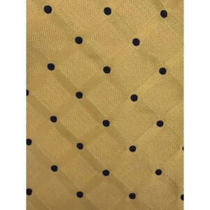 Tommy Hilfiger Yellow Blue Polka Dot Silk Men’s Necktie